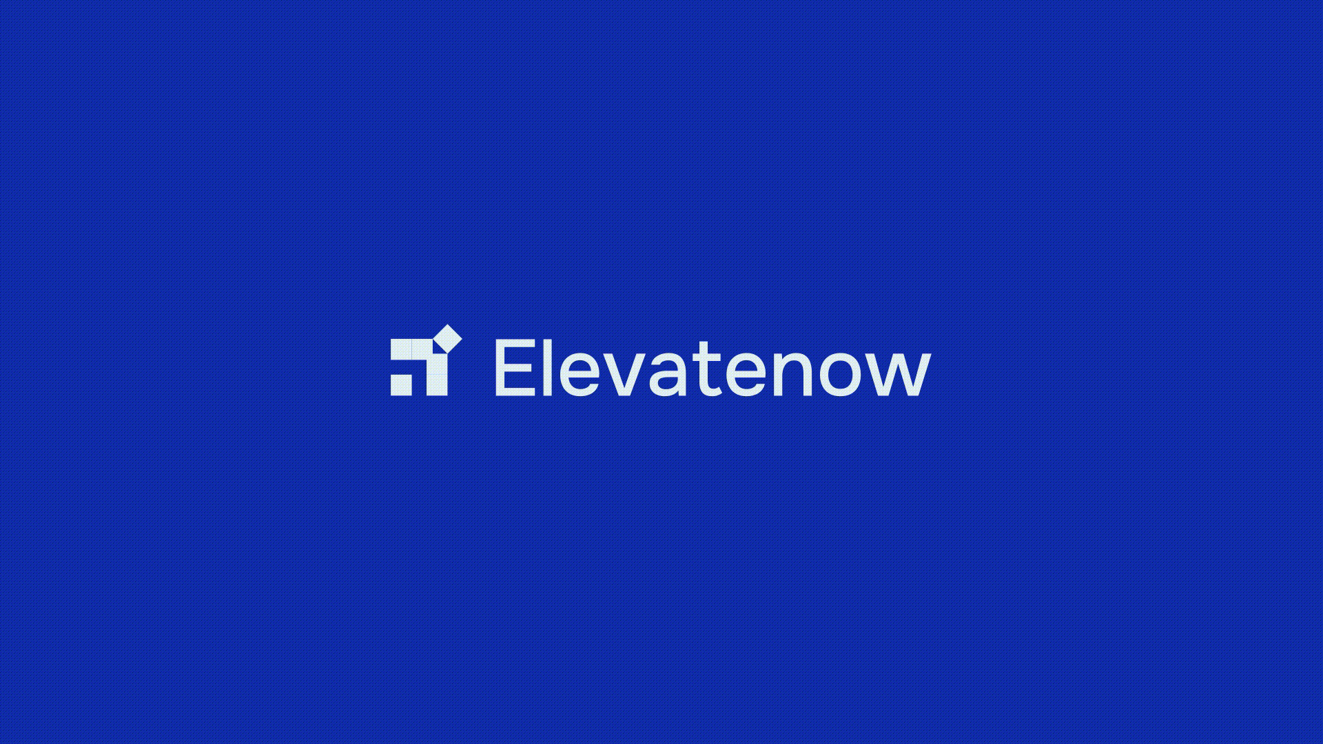 Elevatenow logo animation
