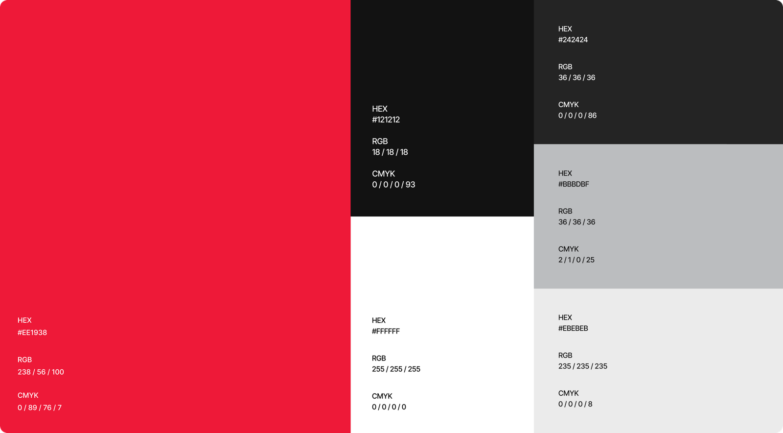 MIS brand color palette